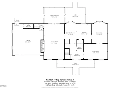 Floorplan - 4212 Cobscook Dr, Durham, NC 27707 photo 1 of 4