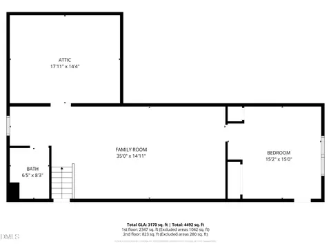 Floorplan - 5540 Fantasy Moth Dr, Garner, NC 27529 photo 1 of 1
