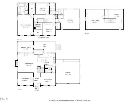 Floorplan - 102 Ormsby Ct, Cary, NC 27519 photo 1 of 1