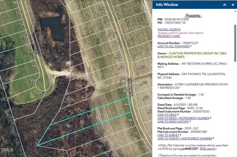 284 Thomas Trl, Lillington, NC 27546
