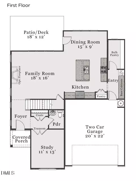 Floorplan - 1109 Prominence Dr, Durham, NC 27712 photo 1 of 2