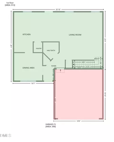 Floorplan - 125 Wilson St, Erwin, NC 28339 photo 2 of 6