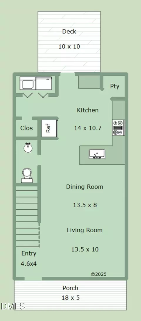 Floorplan - 612 Ellerbee St, Durham, NC 27704 photo 1 of 2