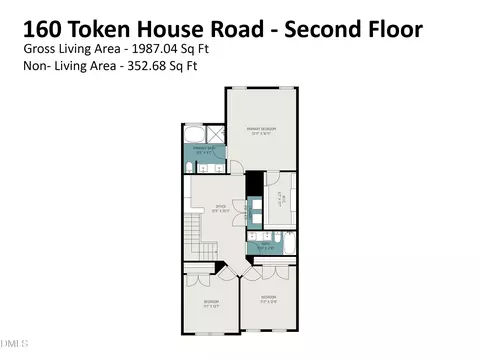 Floorplan - 160 Token House Rd, Durham, NC 27703 photo 2 of 4