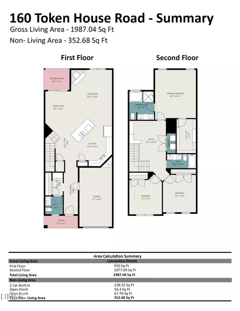 Floorplan - 160 Token House Rd, Durham, NC 27703 photo 3 of 4