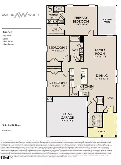 Floorplan - 6610 Chillingham Dr #97, Middlesex, NC 27557 photo 1 of 1