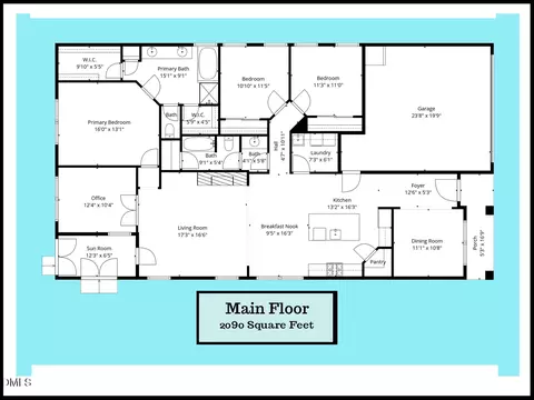 Floorplan - 1243 Magic Hollow Rd, Durham, NC 27713 photo 1 of 2