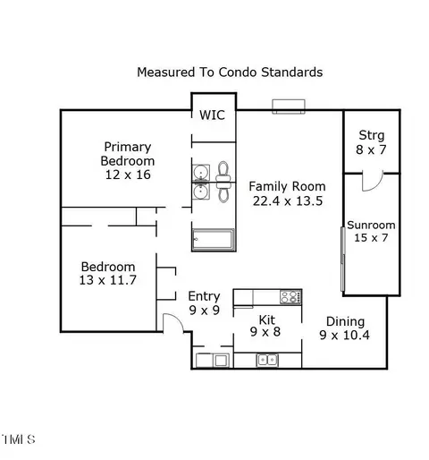 Floorplan - 3088 Colony Rd #A, Durham, NC 27705 photo 1 of 1