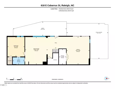 Floorplan - 618 E Cabarrus St, Raleigh, NC 27601 photo 3 of 3