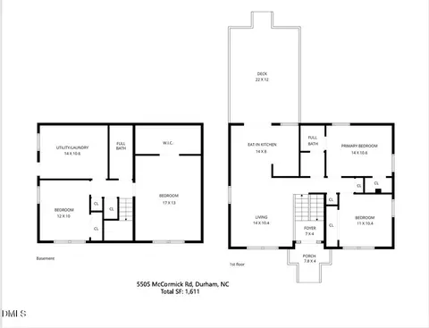Floorplan - 5505 Mccormick, Durham, NC 27713 photo 1 of 1