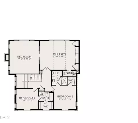 Floorplan - 1008 Oldfourth Ln, Durham, NC 27707 photo 2 of 2