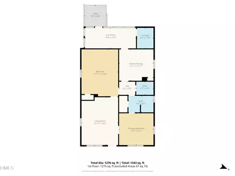 Floorplan - 50 Robert Sledge Rd, Spring Hope, NC 27882 photo 1 of 1