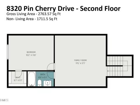 Floorplan - 8320 Pin Cherry Dr, Willow Spring, NC 27592 photo 2 of 2