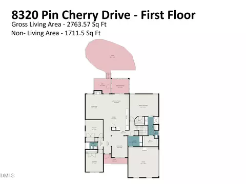 Floorplan - 8320 Pin Cherry Dr, Willow Spring, NC 27592 photo 1 of 2