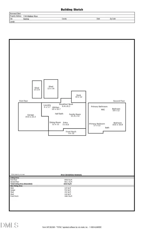 Floorplan - 116 Walker Run, Selma, NC 27576 photo 1 of 1