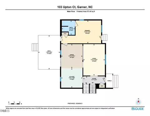 Floorplan - 103 Upton Ct, Garner, NC 27529 photo 2 of 4