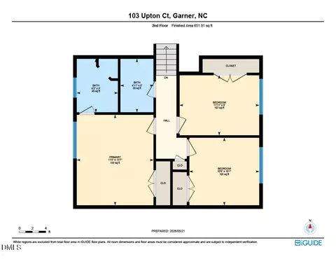 Floorplan - 103 Upton Ct, Garner, NC 27529 photo 3 of 4