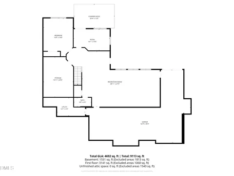 Floorplan - 5901 Jomali Dr, Durham, NC 27705 photo 2 of 8