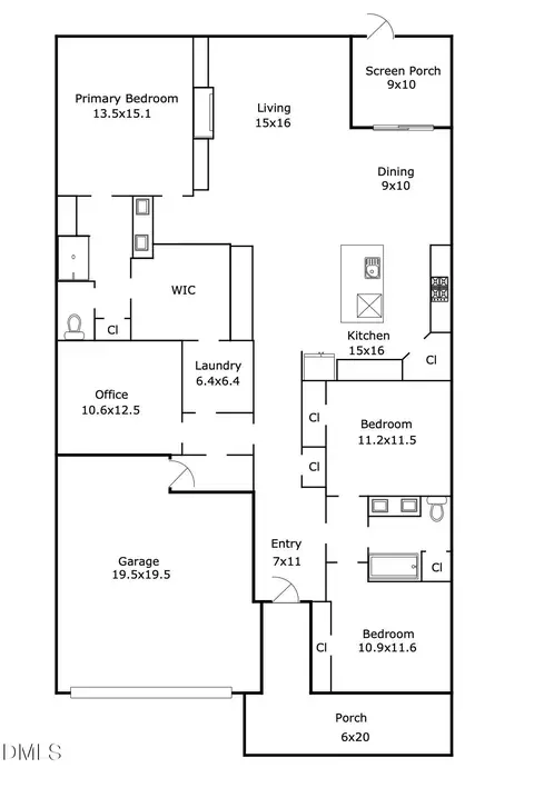 Floorplan - 5 Newbridge St, Durham, NC 27703 photo 2 of 2