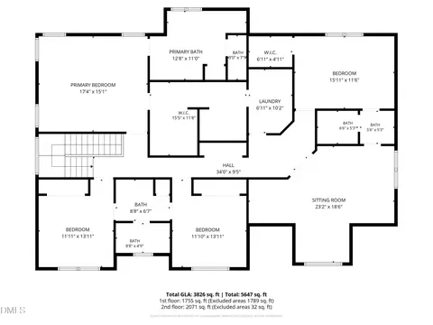 Floorplan - 3520 Hundleby Dr, Apex, NC 27539 photo 2 of 2