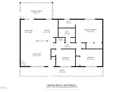 Floorplan - 6117 Craig Rd, Durham, NC 27712 photo 1 of 1
