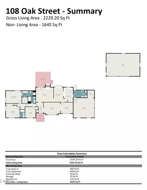 Floorplan - 108 Oak St, Pine Level, NC 27568 photo 2 of 2