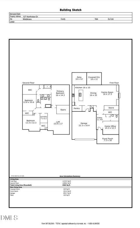 Floorplan - 127 Northview Dr, Middlesex, NC 27557 photo 1 of 2