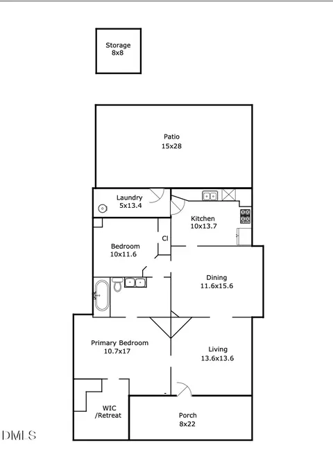 Floorplan - 1401 Watts St, Durham, NC 27701 photo 1 of 1