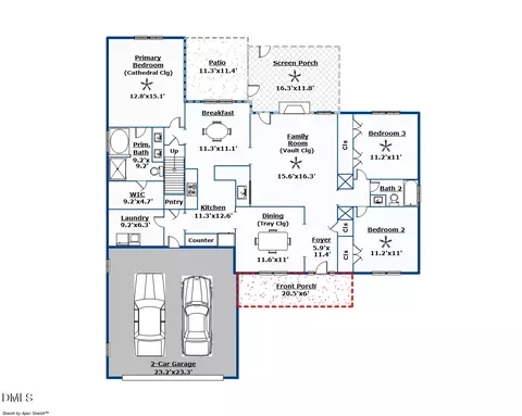 Floorplan - 2450 Rolling Tracks Rd, Willow Spring, NC 27592 photo 1 of 4