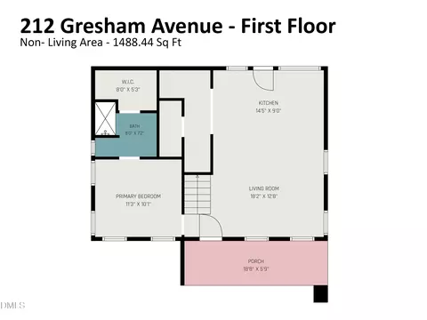 Floorplan - 212 Gresham Ave, Durham, NC 27704 photo 3 of 3