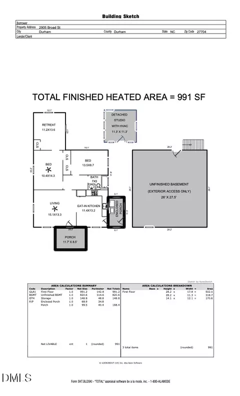 Floorplan - 2905 Broad St, Durham, NC 27704 photo 1 of 1