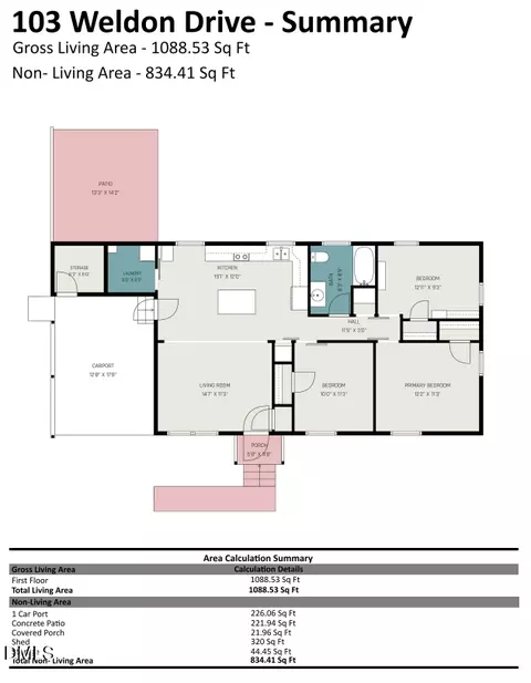 Floorplan - 103 Weldon Dr, Dudley, NC 28333 photo 1 of 1