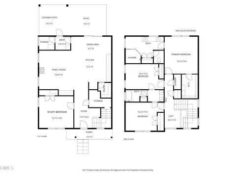 Floorplan - 509 Colleton Rd, Raleigh, NC 27610 photo 3 of 5