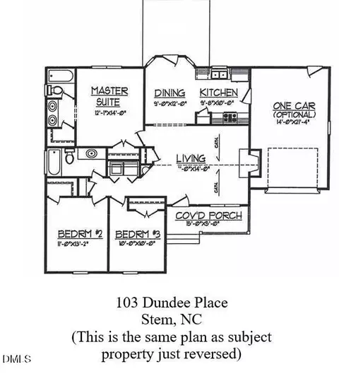 Floorplan - 103 Dundee Pl, Stem, NC 27581 photo 2 of 2