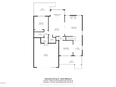 Floorplan - 244 Cherry Bark Loop, Clayton, NC 27527 photo 4 of 6