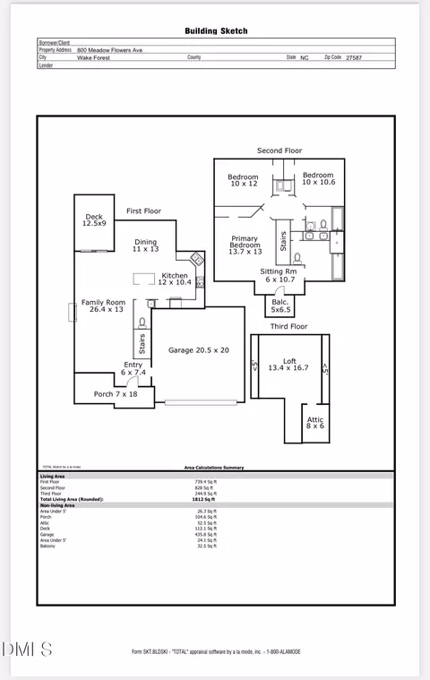 800 Meadow Flowers Ave, Wake Forest, NC 27587