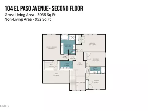 Floorplan - 104 El Paso Ave, Durham, NC 27703 photo 2 of 2