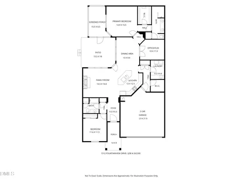 1512 Fountainview Dr, Wake Forest, NC 27587