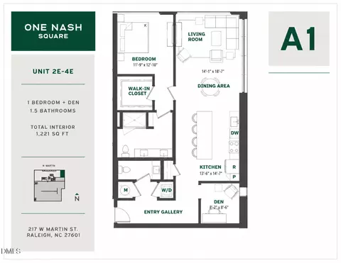 217 W Martin St #4 E, Raleigh, NC 27601