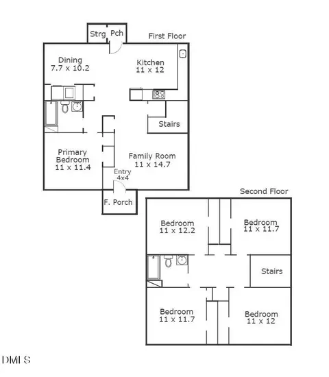Floorplan - 1106 Ellerbee St, Durham, NC 27704 photo 2 of 2