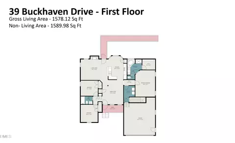 Floorplan - 39 Buckhaven Dr, Willow Spring, NC 27592 photo 1 of 2