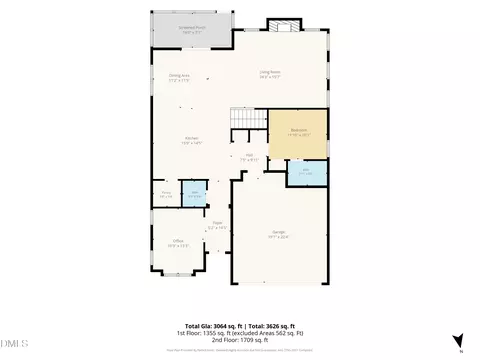 Floorplan - 7167 Crested Iris Pl, Durham, NC 27703 photo 2 of 5