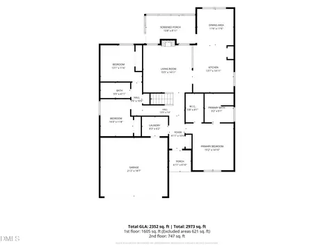 Floorplan - 28 Arbor Loop, Angier, NC 27501 photo 4 of 6