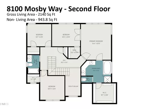 Floorplan - 8100 Mosby Way, Willow Spring, NC 27592 photo 2 of 2