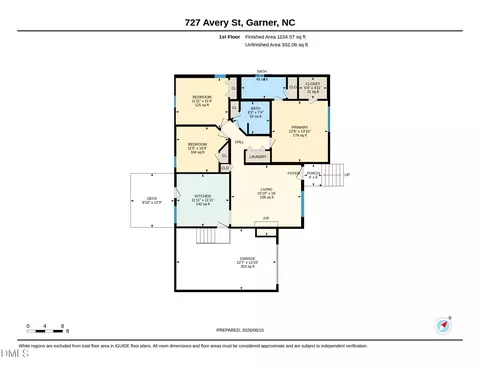 Floorplan - 727 Avery St, Garner, NC 27529 photo 1 of 1