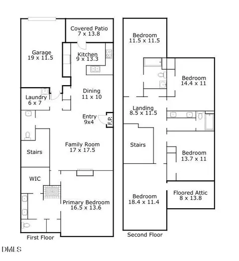Floorplan - 1019 Rosepine Dr, Cary, NC 27519 photo 1 of 1