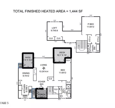 Floorplan - 5013 Pine Cone Dr, Durham, NC 27707 photo 2 of 2