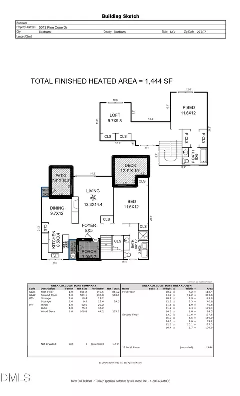Floorplan - 5013 Pine Cone Dr, Durham, NC 27707 photo 1 of 1