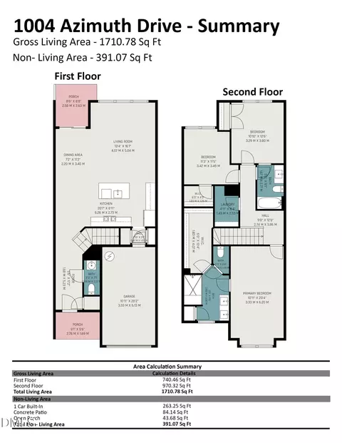Floorplan - 1004 Azimuth Dr, Durham, NC 27713 photo 1 of 1