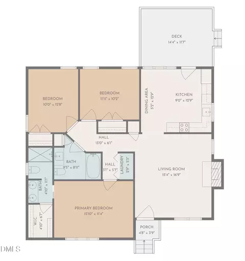 Floorplan - 2305 Malos St, Garner, NC 27529 photo 2 of 2